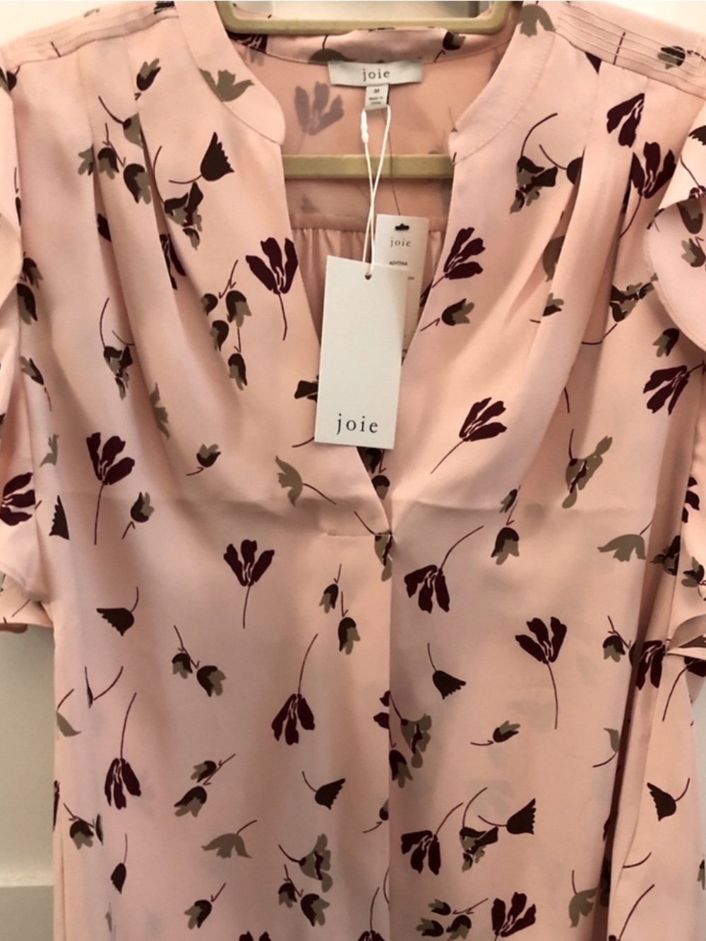 Joie Ashtina Ruffle Floral Top - New with Tags!